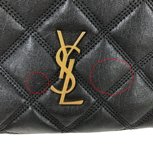 Saint Laurent Becky Chain Shoulder Bag Leather Black - Picture 7 of 9